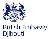 British Embassy Djibouti logo